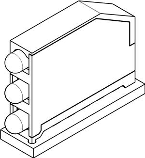 Dialight-5933-535-3531-3F DEL LED Tri-Level Tri-Color Blue/Green/Red 12-Pin T/R