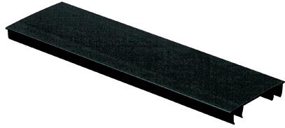 Panduit-HC4BL6 Kabelzubehör Hinged duct cover, 4 W x 6 length, PVC, black