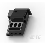 TE Connectivity-1-1418640-5 Einzeladersteckverbinder, Gehäuse Conn Housing RCP 3 POS 2.54mm Crimp ST Cable Mount Black Box