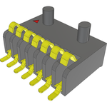 Connector One Piece Interface M 7 1.27mm Solder Right Angle Surface Mount Tube