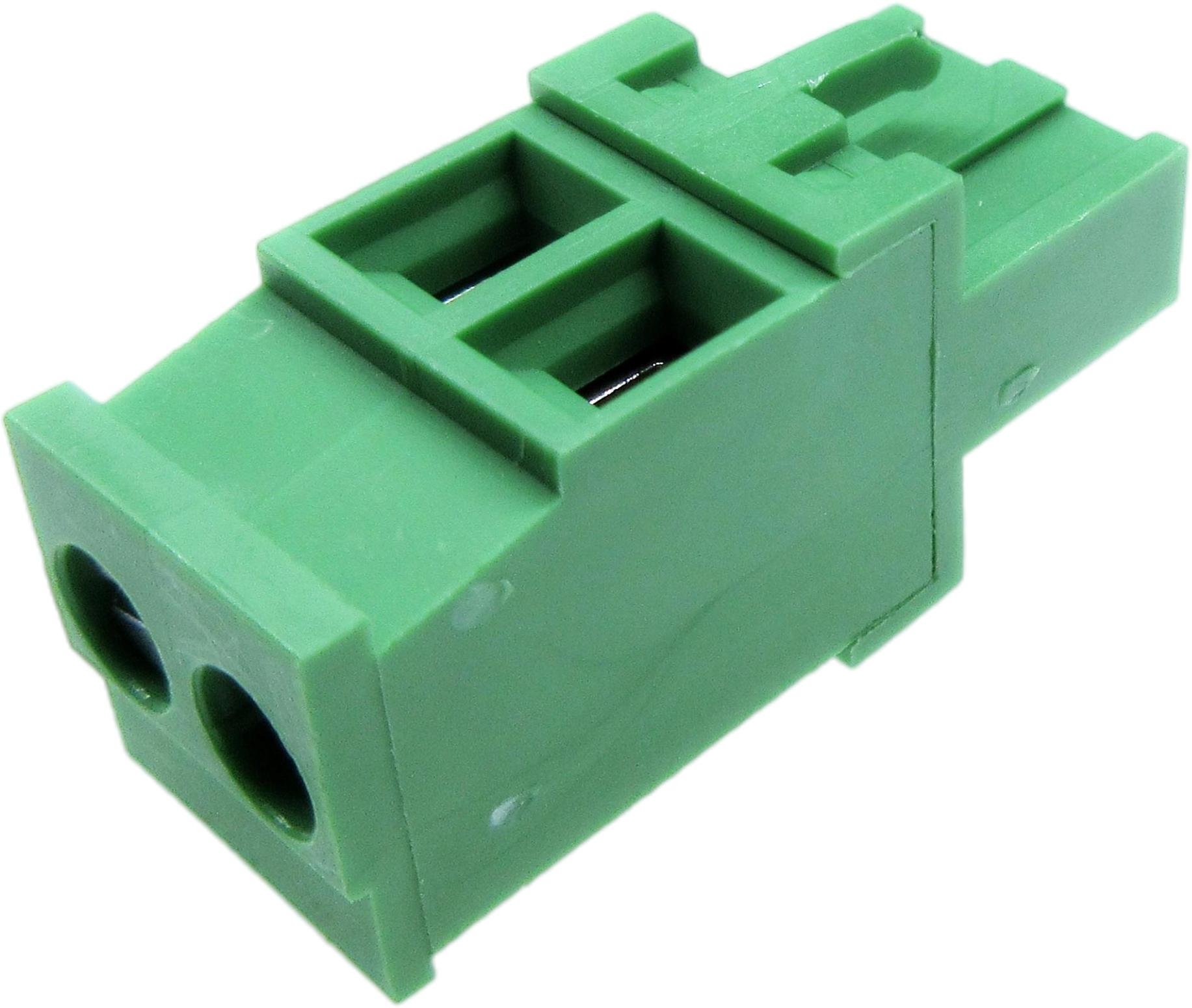 ADAM TECH-EB9A-03-C Connector Terminal Blocks Conn Terminal Block F 3 POS 5mm Screw ST Cable Mount 15A