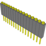 Conn Socket Strip SKT 16 POS 2.54mm Solder ST Thru-Hole Bulk