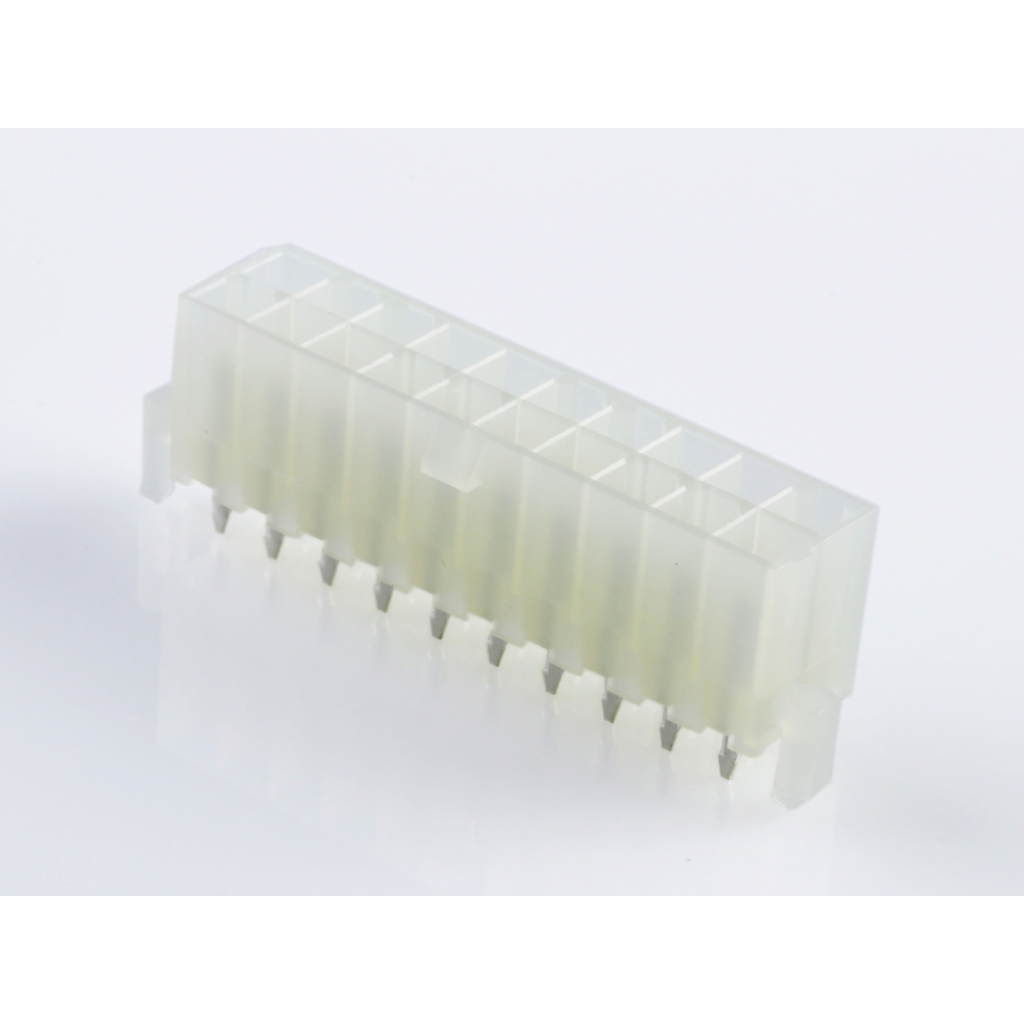 Molex-0039299202 Steckverbinderleisten und Leiterplattenbuchsen Conn Wire to Board HDR 20Power POS 4.2mm Solder ST Top Entry Thru-Hole Mini-Fit Jr Tray