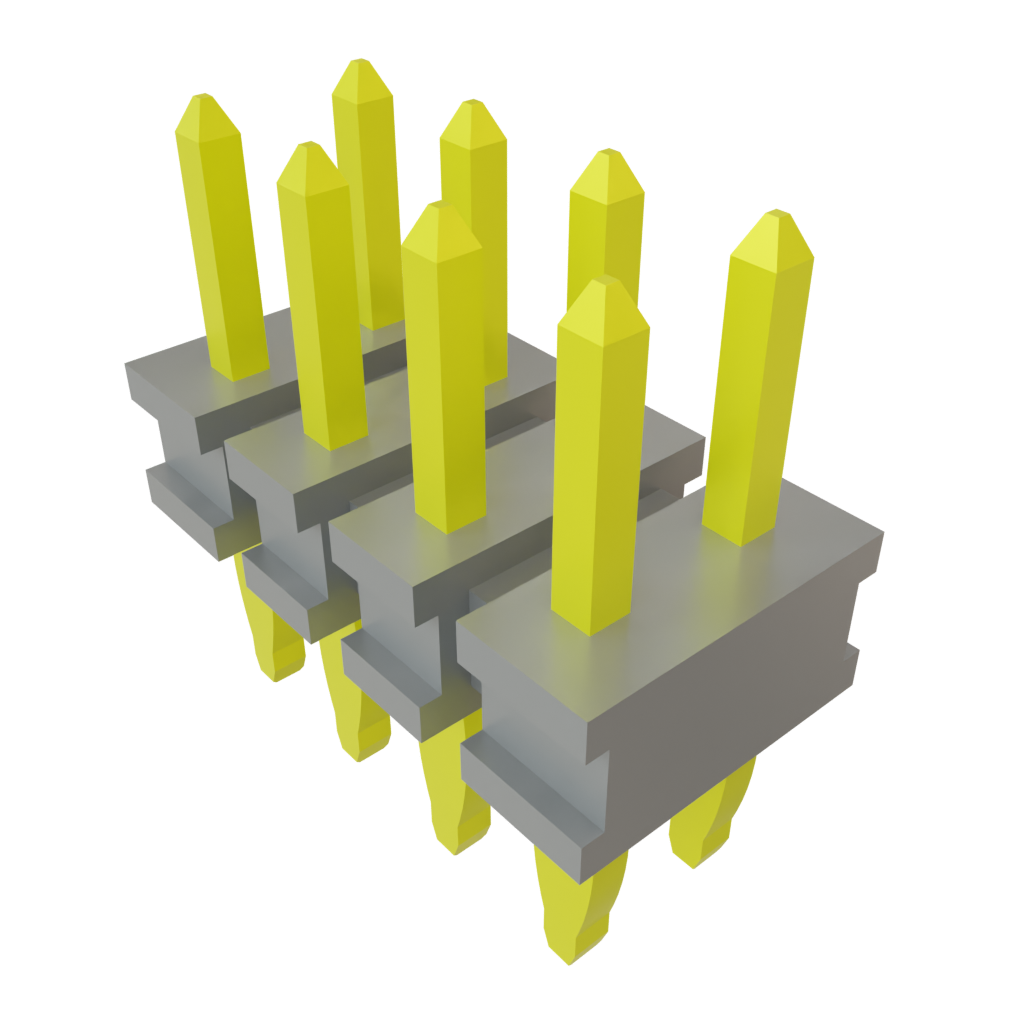Samtec-PTT-104-01-S-D 连接器插头及 PCB 插座 Conn Unshrouded Header HDR 8 POS 2mm Press Fit ST Thru-Hole Bulk