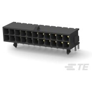 TE Connectivity-5-794619-2 连接器插头及 PCB 插座 Conn Wire to Board HDR 22Power POS 3mm Solder RA Side Entry Thru-Hole Tray