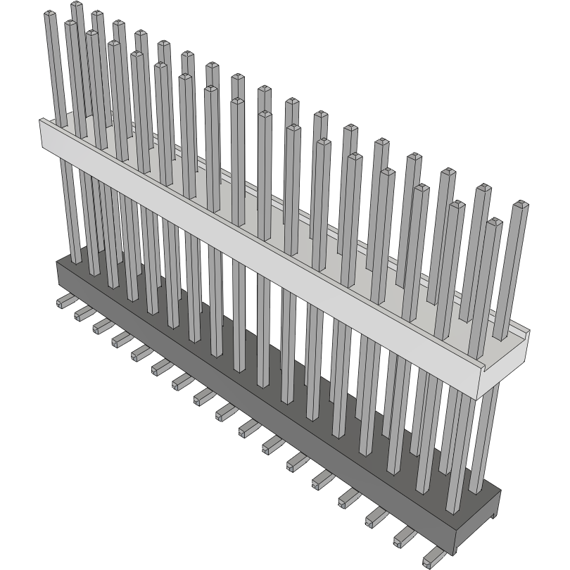 Samtec-HW-17-20-T-D-700-SM Piastre connettori e prese PCB Conn Board Stacker HDR 34 POS 2.54mm Solder ST SMD Tube