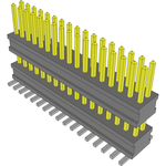 Conn Board Stacker HDR 34 POS 1.27mm Solder ST Top Entry SMD FLEX STACK™ Tube