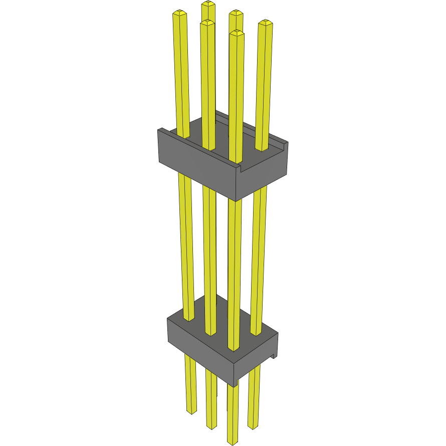 Samtec-EW-03-14-T-D-770 Steckverbinderleisten und Leiterplattenbuchsen Conn Board Stacker HDR 6 POS 2.54mm Solder ST Top Entry Thru-Hole Bulk