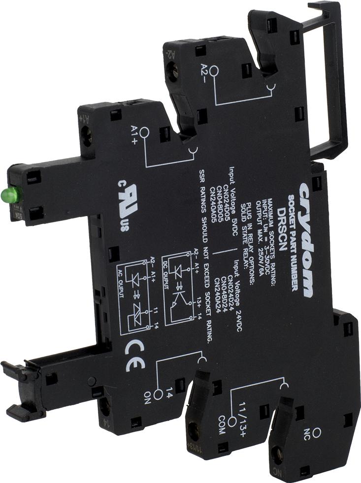 Sensata Technologies-DRSCN05 Relay Sockets Din Rail Mount Relay Socket