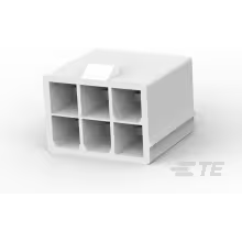 TE Connectivity-1586768-6 Piastre connettori e prese PCB Conn Wire to Board HDR 6Power POS 4.2mm Solder ST Thru-Hole Bag