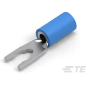 TE Connectivity-53244-1 Steckverbinderanschlüsse Spring Spade Terminal 14-16AWG Brass Blue 22.15mm Tin Loose