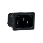 Conn Inlet M 3 POS Solder Lug ST Panel Mount 3 Terminal 1 Port Bulk