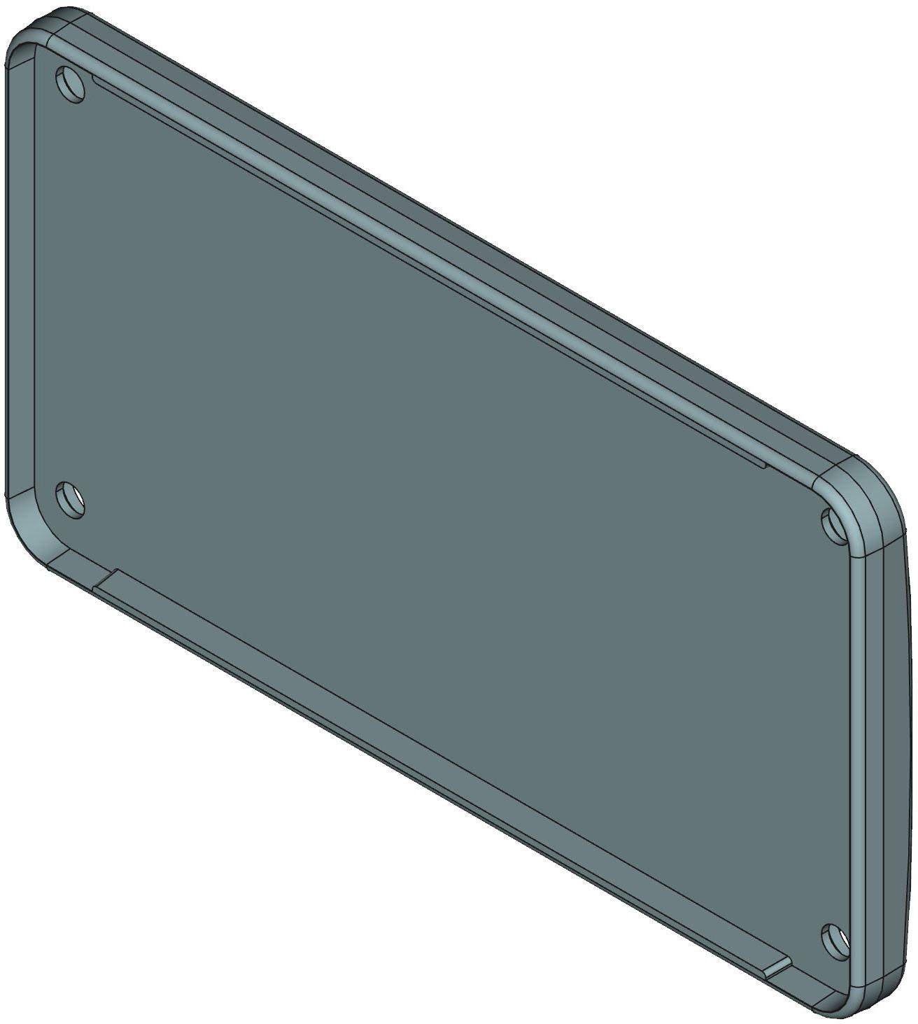 Hammond Manufacturing-1457N1602 Kästen, Gehäuse und Gestelle Clear Anodized Aluminum Wall Mount Watertight Enclosure
