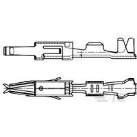 TE Connectivity-962943-2 Connector Contact Contact SKT Crimp ST Cable Mount 17-20AWG Reel
