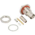 Conn BNC 0Hz to 4GHz 50Ohm Crimp ST Panel Mount RCP Gold