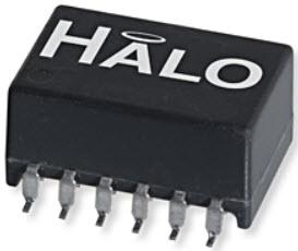 HALO Electronics-TG05-2004NCLF Telecom, Übertrager Telecom Transformer 1:2CT 12 Terminal Gull Wing SMD