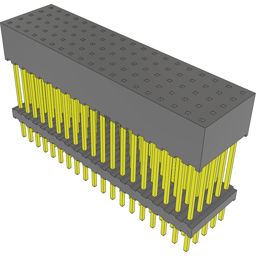 Samtec-ESQT-119-02-G-5-690 Steckverbinderleisten und Leiterplattenbuchsen Conn Elevated Socket SKT 95 POS 2mm Solder ST Top Entry Thru-Hole Tube