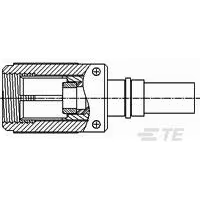 TE Connectivity-D-621-0011 Connector RF Conn Triaxial Solder ST Cable Mount PL
