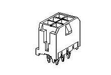 Molex-44914-0602 Connector Headers and PCB Receptacles Conn Wire to Board HDR 6 POS 3mm Press Fit ST Top Entry Thru-Hole Tray