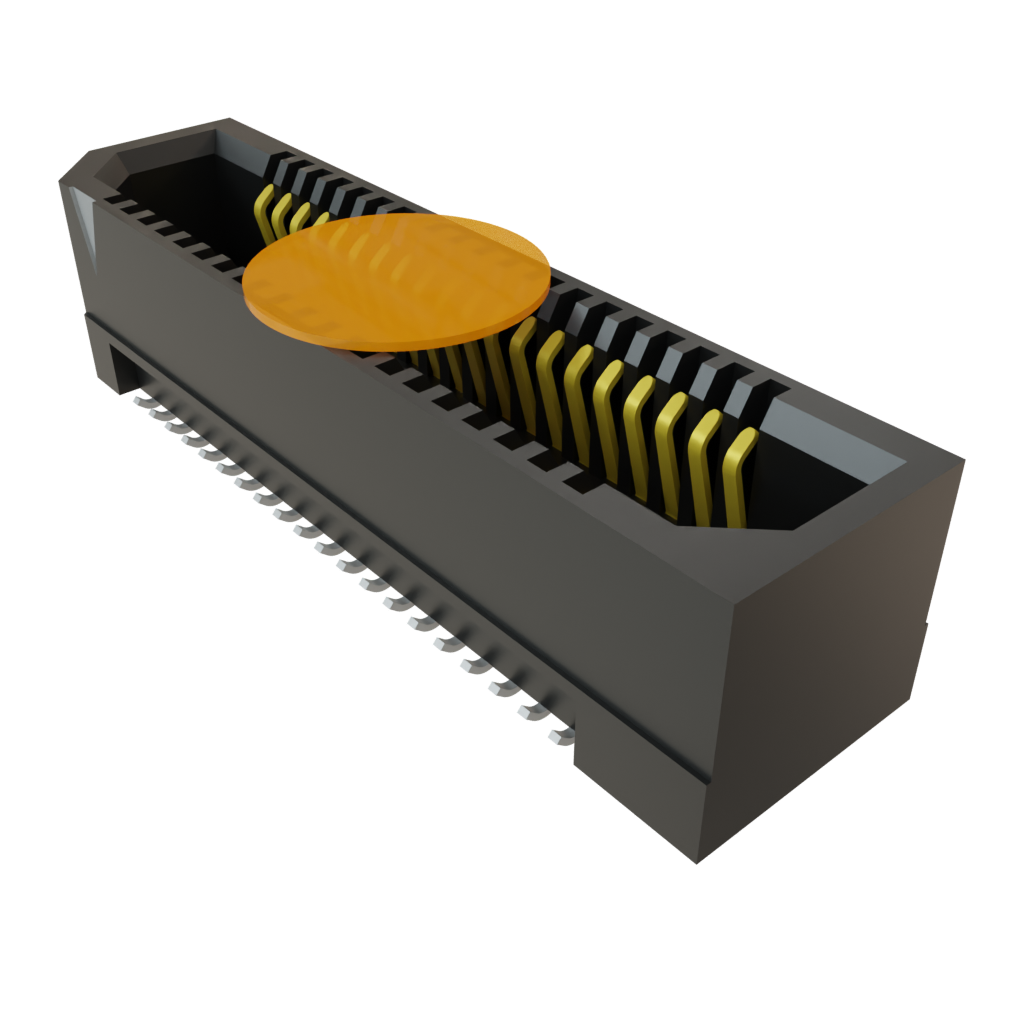 Samtec-ERF8-020-05.0-S-DV-K-TR Steckverbinderleisten und Leiterplattenbuchsen Conn Micro High Speed Socket Strip SKT 40 POS 0.8mm Solder ST Top Entry SMD T/R