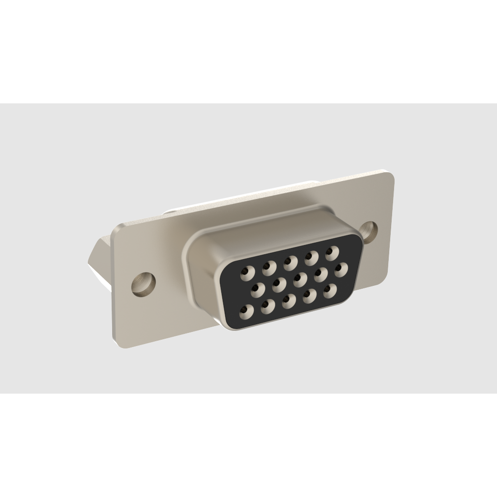 Amphenol Communications Solutions-L77HDEH15SC309 Steckverbinder, D-Sub Conn D-Sub SKT 15 POS 1.14mm Solder Cup ST Cable Mount 15 Terminal 1 Port Tray