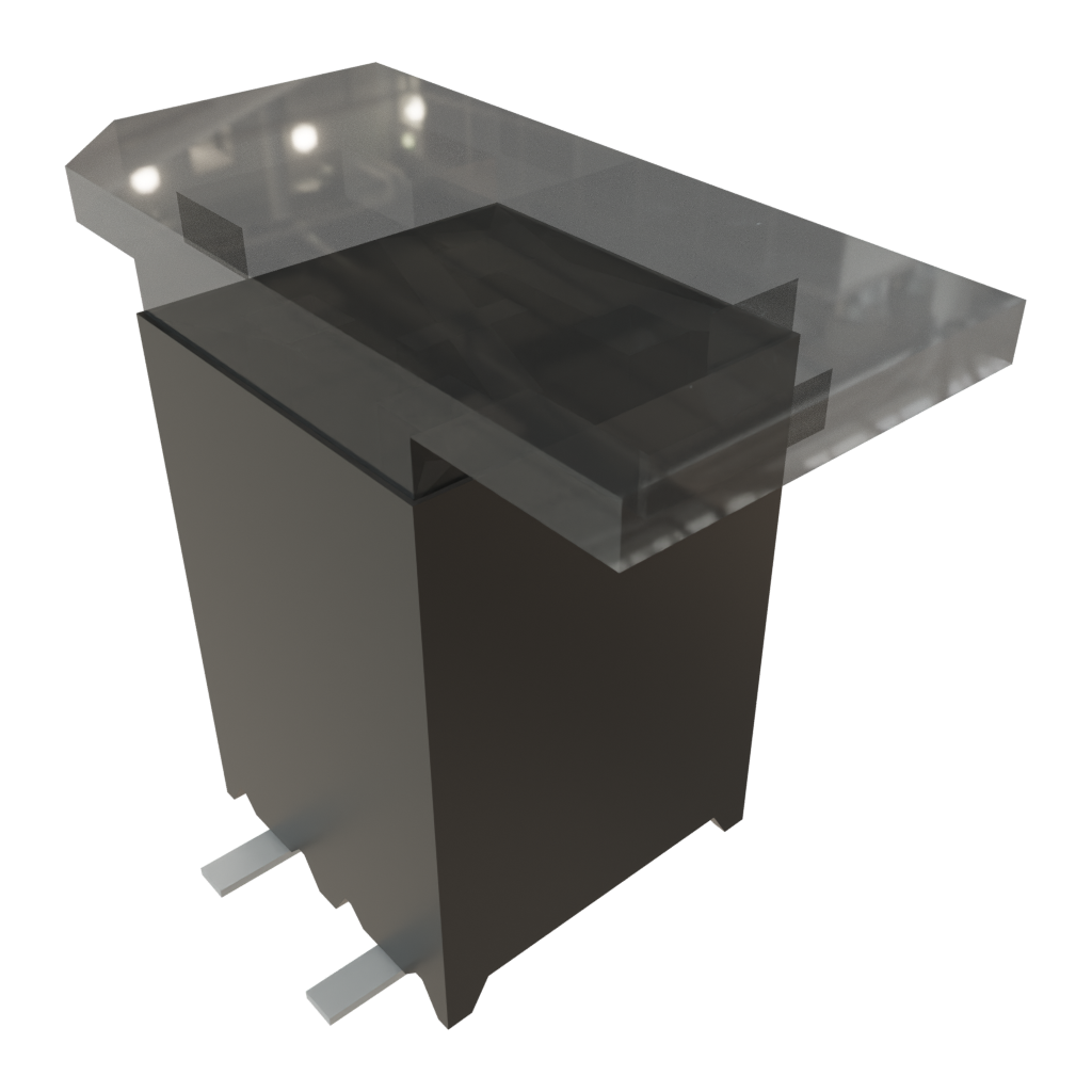 Samtec-SSM-102-L-DV-P-TR Cabezales del conector y receptáculos PCB Conn Socket Strip SKT 4 POS 2.54mm Solder ST Top Entry SMD T/R