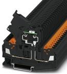 PHOENIX CONTACT-3050387 Blocs de raccordement de terminaux Conn Fuse Modular Terminal Block 2 POS 6.2mm Quick-Connect DIN Rail 57A