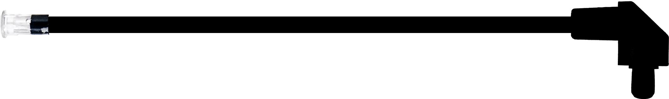 Bivar-SZR1-6.00-F4PRD LED-Lichtleiter LED Light Pipe Round Black Flexible