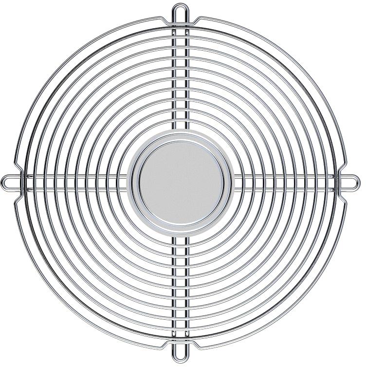 GardTec-SC100-W40 热量管理配件 Fan Gard Bright Nickel Chrome