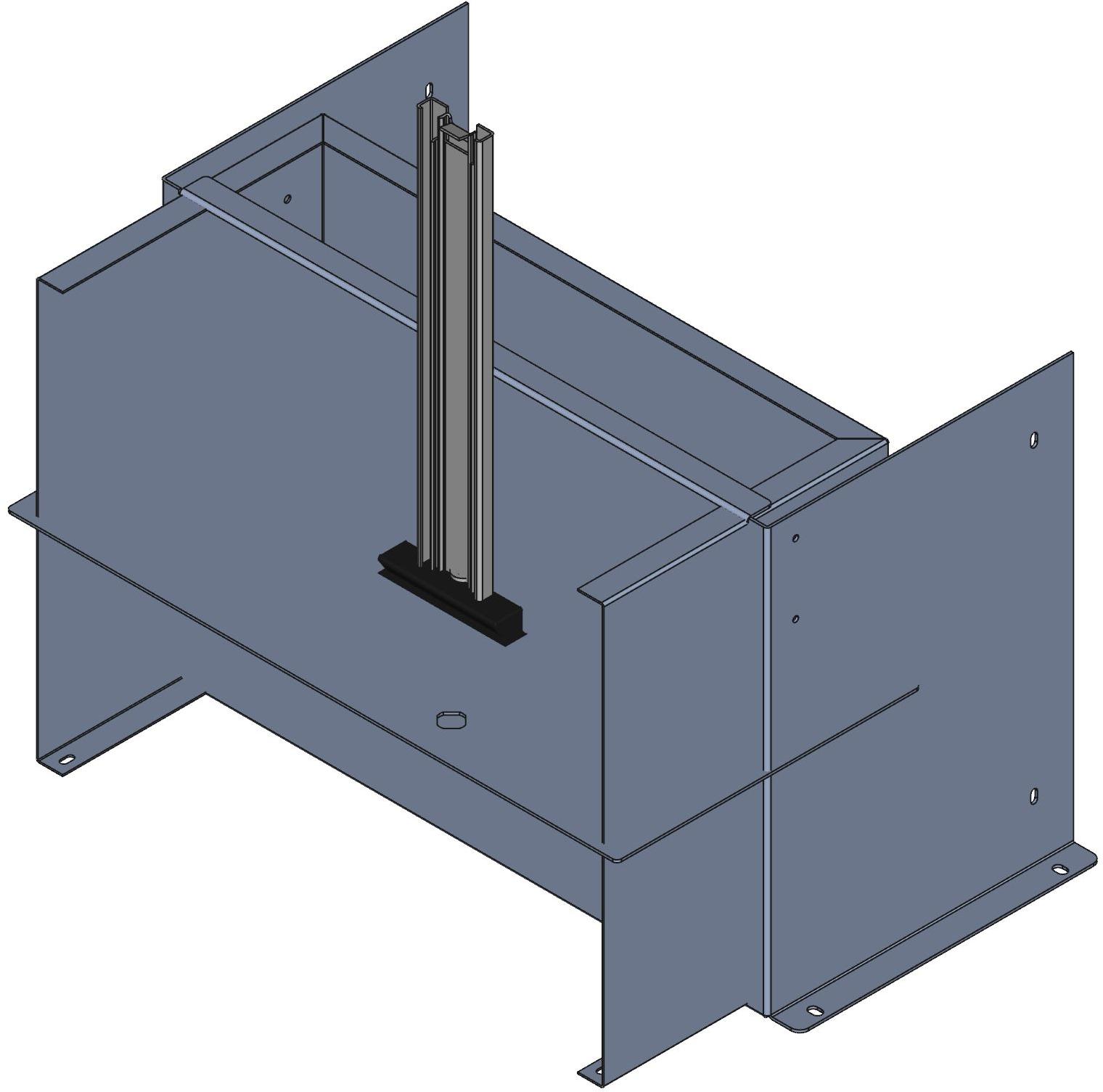 Hammond Manufacturing-RDRW1900812LG1 null Storage Drawer, Steel, Light Gray