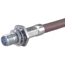 HUBER+SUHNER-24_SMA-50-3-42/133_NE RF-Steckverbinder Conn SMA 0Hz to 18GHz 50Ohm Crimp ST Panel Mount F Gold Over Nickel Single