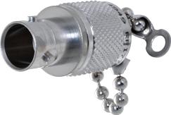 Cinch Connectivity Solutions-RFI77-2 Accessoires de raccordement TRB Plug RFI Cap With 2.5in Brass Chain, No D-Ring