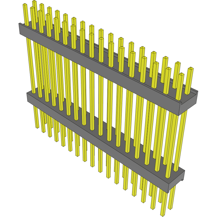 Samtec-EW-17-19-T-D-821 Connector Headers and PCB Receptacles Conn Board Stacker HDR 34 POS 2.54mm Solder ST Top Entry Thru-Hole Bulk