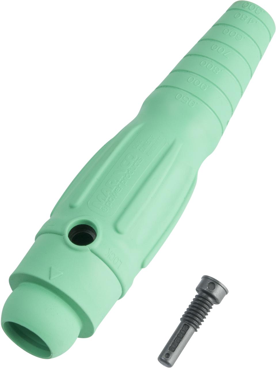 Marinco-CLS18FBOOT-E Potencia del conector CLS 18 SERIES GREEN FEMALE BOOT W/SCREW