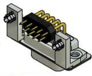 CONEC-248C25580X Connettore D-subminiatura D-SUBMINIATURE FILTER FEMALE CONNECTOR