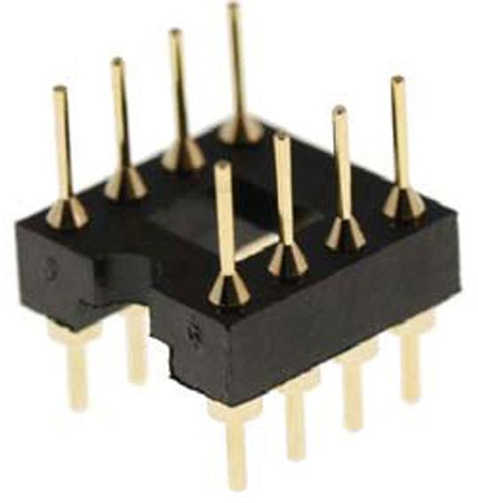 CnC Tech, LLC-220-1-48-006 Presa connettore Conn DIP Adapter HDR 48 POS 2.54mm Solder ST Thru-Hole