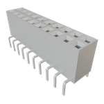 Conn Socket Strip SKT 20 POS 2.54mm Solder ST Top Entry Thru-Hole TIGER CLAW™ Tube