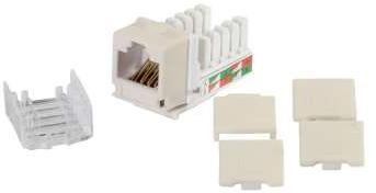 Legrand-29310 Steckverbinder, Telefon und Telekommunikation Cat6 RJ45 UTP Keystone Jack Ivory