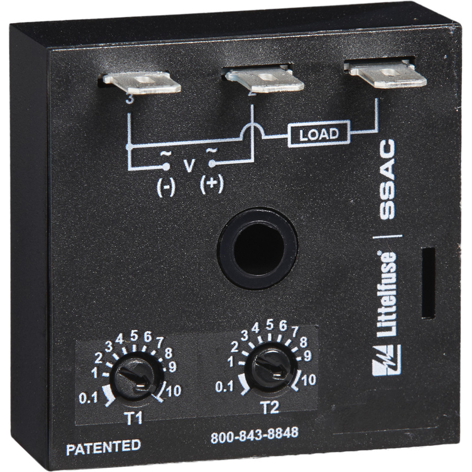 Littelfuse-ESDR421A1 延时继电器 Time Delay Relay 120VAC 1A SPST-NO(50.8x30.7x50.8)mm SMD