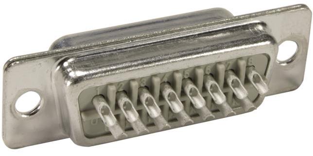 HARTING-09670375615 Steckverbinder, D-Sub Conn D-Sub M 37 POS Solder Cup ST Panel Mount 37 Terminal 1 Port