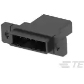 TE Connectivity-1-178802-5 Connector Discrete Wire Housing Conn Housing PL 5 POS 3.81mm Crimp ST Panel Mount Black Bag