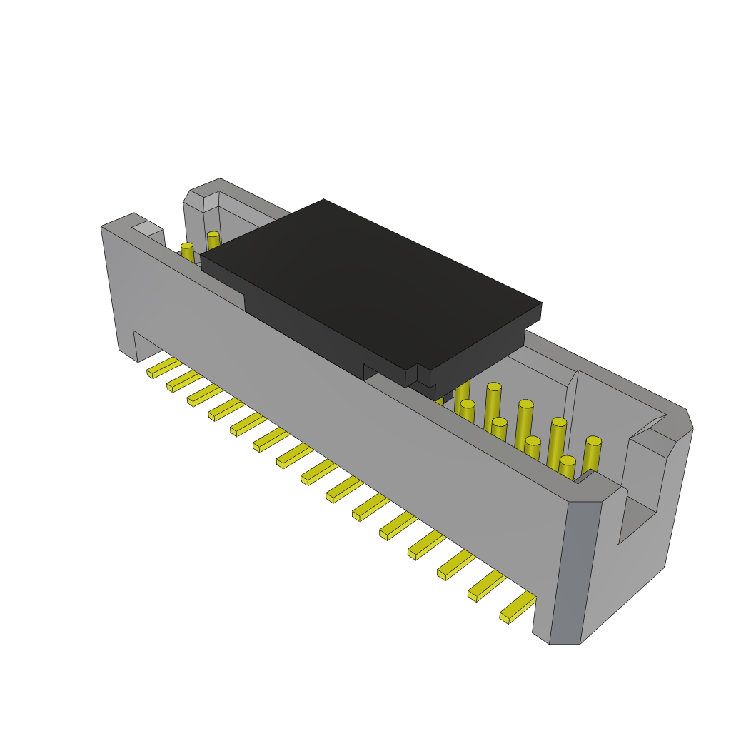 Samtec-TFM-115-02-S-D-P Steckverbinderleisten und Leiterplattenbuchsen Conn Shrouded Header (4 Sides) HDR 30 POS 1.27mm Solder ST Top Entry SMD TIGER EYE™ Tube