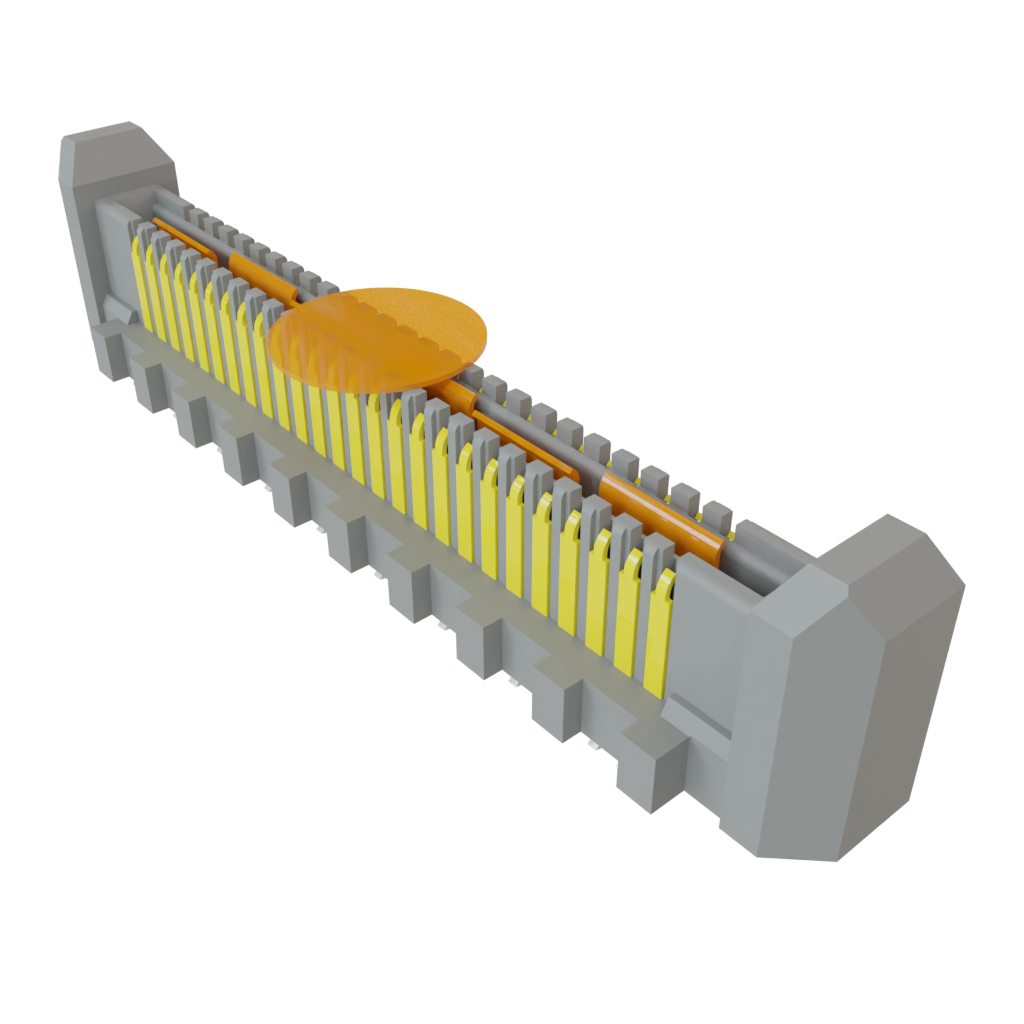 Samtec-QRM8-026-02.0-L-D-A-GP-K-TR Steckverbinderleisten und Leiterplattenbuchsen Conn High Speed Terminal Strip HDR 52 POS 0.8mm Solder ST Top Entry SMD Q Rate® T/R