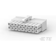 TE Connectivity-1-1586019-8 Connector Discrete Wire Housing Conn Housing RCP 18 POS 4.2mm Crimp ST Cable Mount Natural Bag