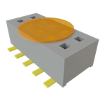 Conn Socket Strip SKT 10 POS 1.27mm Solder ST Top Entry SMD TIGER CLAW™ Tube