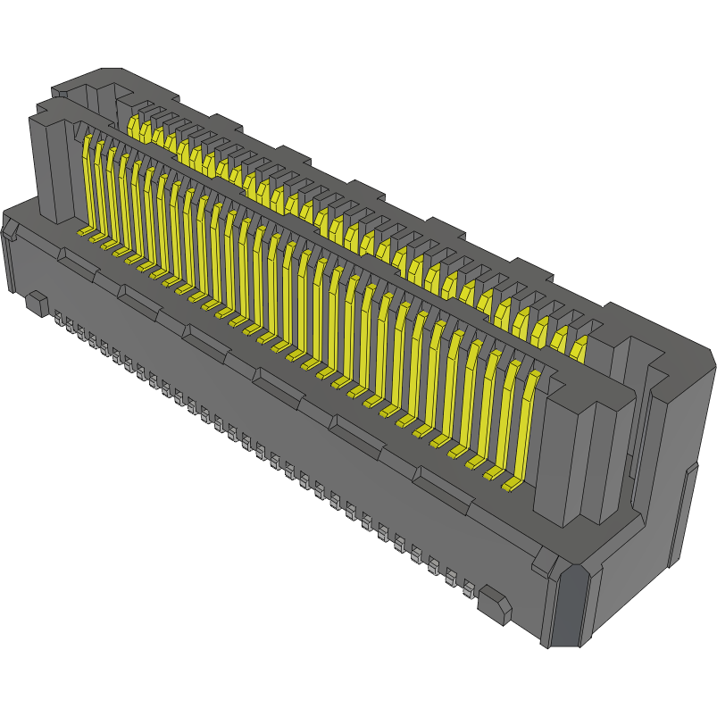 Samtec-LSHM-130-04.0-F-DV-A-N-TR Steckverbinderleisten und Leiterplattenbuchsen Conn Socket and Terminal Strip HDR/SKT 60 POS 0.5mm Solder ST Top Entry SMD Razor Beam™ T/R