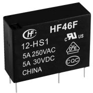 HONGFA EUROPE GMBH-HF46F/5-HS1 Power Relays Power Relay 5VDC 5A SPST-NO(20.5x7x15.3)mm THT