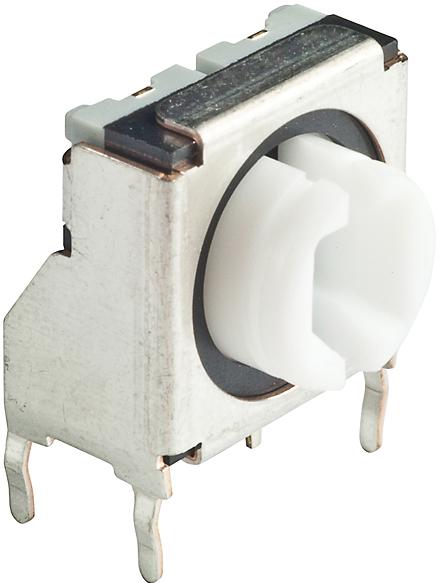 NKK Switches-JB15HKH Tastschalter Switch Tactile OFF (ON) SPST Square Button PC Pins 0.125A 24VDC 1000000Cycles 2.65N Thru-Hole