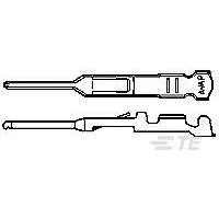 TE Connectivity-170429-2 Steckverbinder, Kontakt Contact PIN Crimp ST Cable Mount 20-26AWG Loose