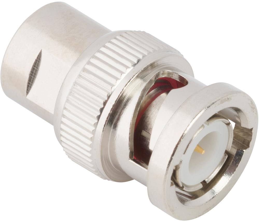 Amphenol RF-192104 RF-Steckverbinder Conn FME-BNC Adapter 0Hz to 1GHz 50Ohm ST PL/PL Gold